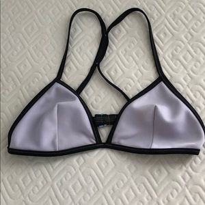 Lavender Swim bikini top